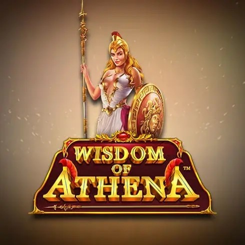 Wisdom of Athena online game logo by Pragmatic Play on wolfcasino.net