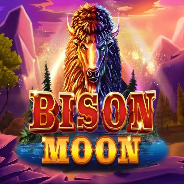 Bison Moon logo by Northern Lights Gaming Wolf Casino
