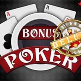 Bonus Poker Deluxe - 3 Hands by RTG (Reel Time Gaming), showcased at wolfcasino.net – game logo
