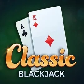 Classic Blackjack slot visual from Red Tiger Gaming available on wolfcasino.net