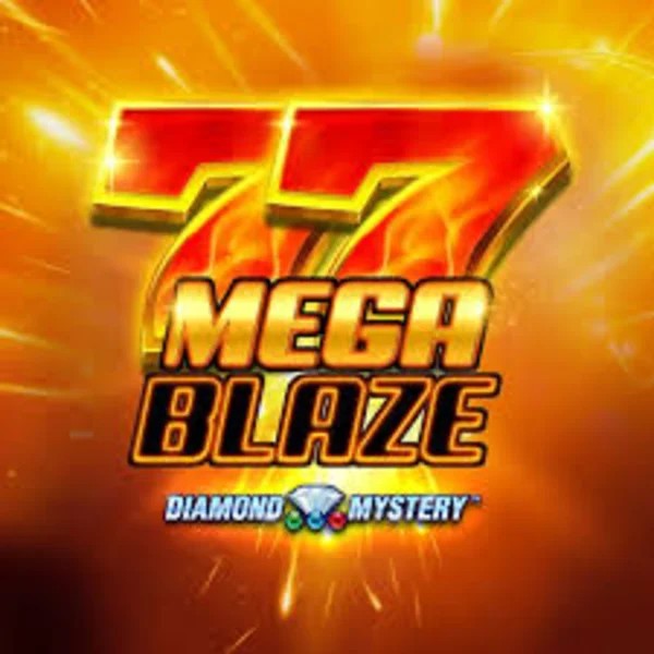 Slots logo of Diamond Mystery Mega Blaze from Greentube at Wolf Casino
