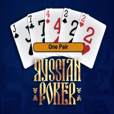 Russian Poker logo by OneTouch Games at Wolf Casino